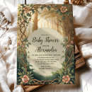 Search for enchanted forest baby shower invitations Gender neutral