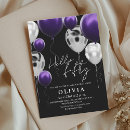Search for black and purple invitations Script