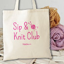 Recherche de tricot tote bags Typographie