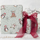 Search for christmas animal wrapping paper Whimsical
