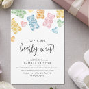 Search for gummy bears invitations Watercolor