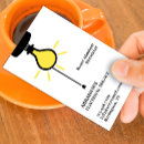 Search for electrician business cards Bulb