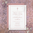 Search for christian first communion invitations Simple