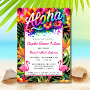 Recherche de luau bridal shower invitations Hawaïen