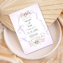 Search for purple ribbon invitations Hand drawn