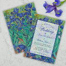 Search for van gogh wedding invitations Blue