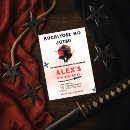 Search for samurai warrior invitations Calling all ninjas