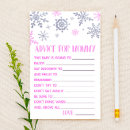 Search for winter wonderland baby shower games Pink