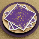 Search for purple and gold napkins College