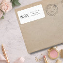 Search for 60 return address labels Modern bold