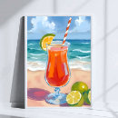 Search for watercolor waves painting posters Beach