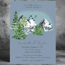 Search for snowy invitations Pine trees