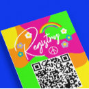 Search for flower peace sign invitations Rainbow