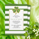 Search for clover wedding invitations Shamrock