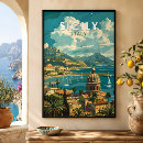 Recherche de sicile posters Voyage vintage rétro