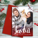 Search for bold christmas cards Joyful