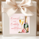 Recherche de bouteille de champagne autocollants Brunch et bulles