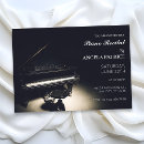 Recherche de piano queue invitations Musique
