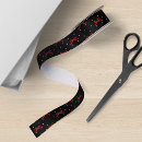 Recherche de noir et blanc rouge rubans Motif