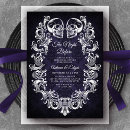 Search for halloween rehearsal dinner invitations Purple