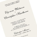 Search for elegant ivory wedding invitations Simple
