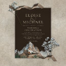 Search for watercolor mountains wedding invitations Destination