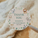 Search for cute 2nd birthday stickers Jungle animals