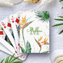 Search for monogrammed playing cards Colourful