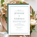Search for emerald green wedding invitations Classy
