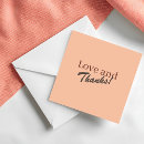 Search for funny wedding thank you cards Love and thanks