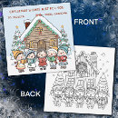 Search for color christmas cards Coloring page