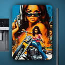 Search for vintage motorcycles rectangular magnets Biker