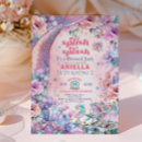 Search for under the sea 2nd birthday invitations Glitter