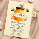 Search for little honey baby shower invitations Watercolor