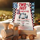 Search for 2 fast 2 curious birthday invitations Race on over