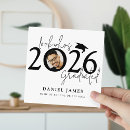 Search for university graduation announcement cards Minimalist