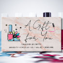 Search for nail technician business gift certificates Beauty salon