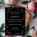 Search for burgundy wedding reception invitations Chic