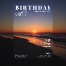 Search for sunset birthday invitations Party