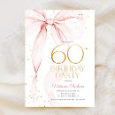 Search for elegant 60th birthday invitations Feminine