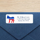 Search for democrats return address labels Vote