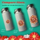 Search for red gold chinese new year stickers Lucky