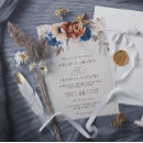 Search for terracotta and navy wedding invitations Floral