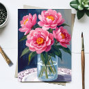 Recherche de pivoines cartes postales Aquarelle