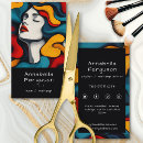 Search for pop art business cards Makeup artist