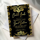 Search for gold mexican invitations Papel picado