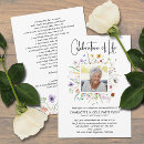 Search for celebration of life invitations Forever in our hearts