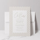 Search for beige baby shower invitations Cute