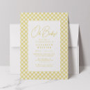 Recherche de jaune baby shower invitations Oh bébé