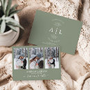 Recherche de sage green save the dates Monogramme